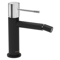 SAPHO - SOLARIS stojanková bidetová batéria, čierna mat/chróm WD003BC