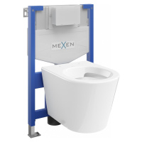 MEXEN/S - WC predstenová inštalačná sada Fenix XS-F s misou WC Rico, biela 6803372XX00