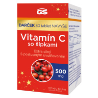 GS Vitamin C500 so šípkami darček 100+30 tabliet