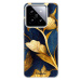 Odolné silikónové puzdro iSaprio - Gold Leaves - Xiaomi 14