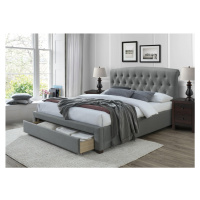 Čalúnená posteľ Avanti 160x200 dvojlôžko - šedé