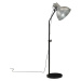 vidaXL Podlahová lampa 25 W starožitná strieborná 30x30x90-150 cm E27