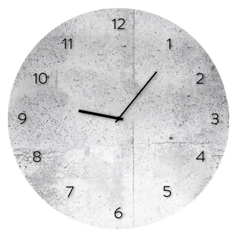 Sklenené hodiny 30cm WALL MERKURY MARKET