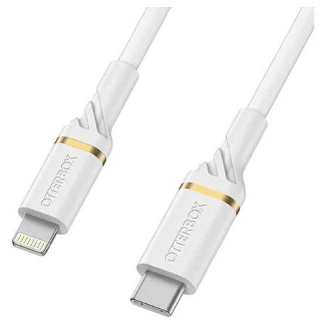 Kábel OtterBox 1m Lightning to USB-C Fast Charge Cable, White (78-52552)