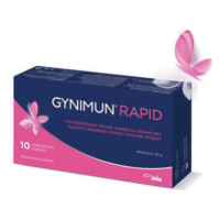 GYNIMUN Rapid vaginálne čapíky 10 kusov