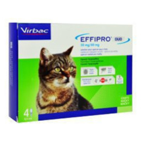 Effipro DUO Cat (1-6 kg) 50/60 mg, 4x0,5 ml 1 + 1 zadarmo