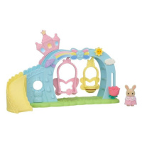 Sylvanian family Dúhové hojdačky so šmykľavkou