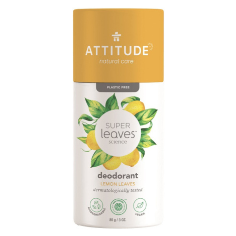 ATTITUDE Deodorant prírodný tuhý Super leaves, citrusové listy 85 g