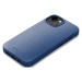 Kryt Mujjo Full Leather Case with MagSafe for iPhone 14 Plus- Monaco Blue