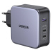 UGREEN USB-A+2*USB-C 140W GaN Rýchlonabíjačka s C/C kábel 2 m