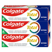 COLGATE Total Whitening Zubná pasta 3 x 75 ml