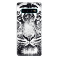 Odolné silikónové puzdro iSaprio - Tiger Face - Samsung Galaxy S10