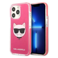 Kryt Karl Lagerfeld KLHCP13LTPECPI iPhone 13 Pro hardcase fuschia Choupette Head (KLHCP13LTPECPI