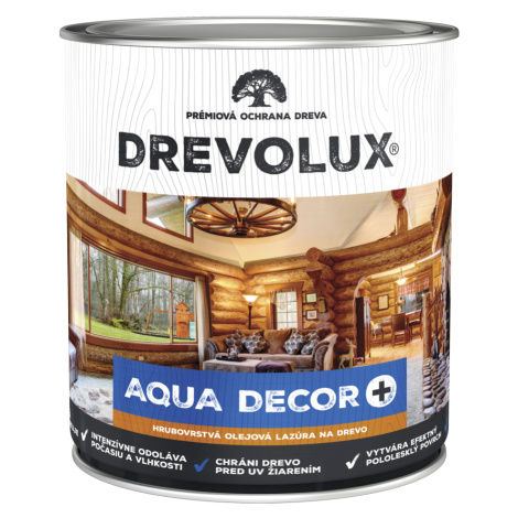 DREVOLUX AQUA DECOR + Hrubovrstvá olejová lazúra 0000 - bezfarebný 0,7 L