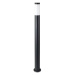 Záhradné stĺpikové svietidlo E27 IP44, 110cm, čierne VT-838 (V-TAC)