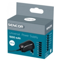 Sencor SPS 10 Adaptér Stab. 1000mA Univ.