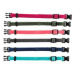 Trixie Junior Set of puppy collars, S–M: 17–25 cm/10 mm, 6 pcs., fuchsia, graphite, ind