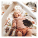 Babysteps Hracia podložka s hrazdičkou na zem pre bábätká MACKO