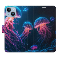Flipové puzdro iSaprio - Jellyfish - iPhone 14