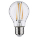 LED žiarovka E27 7,5W vlákno 2 700 K, číra stmievateľná