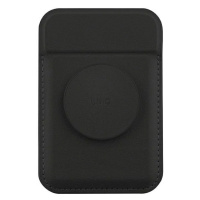 Peňaženka UNIQ Flixa magnetic card wallet with stand black MagSafe (UNIQ-FLIXA-JETBLACK)