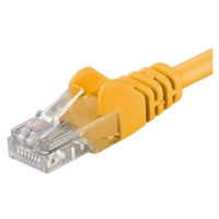 PremiumCord Patch kábel UTP RJ45-RJ45 CAT6 7m žltá