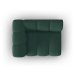 Zelený modul pohovky (ľavý roh) Lupine – Micadoni Home