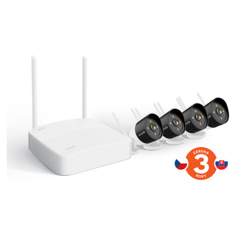 K4W-3TC - Wireless Video Security Kit 2K (3MP) NVR CCTV 4CH + 4x kamera TENDA