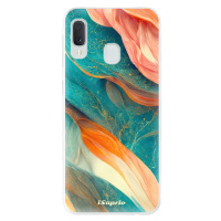 Odolné silikónové puzdro iSaprio - Abstract Marble - Samsung Galaxy A20e