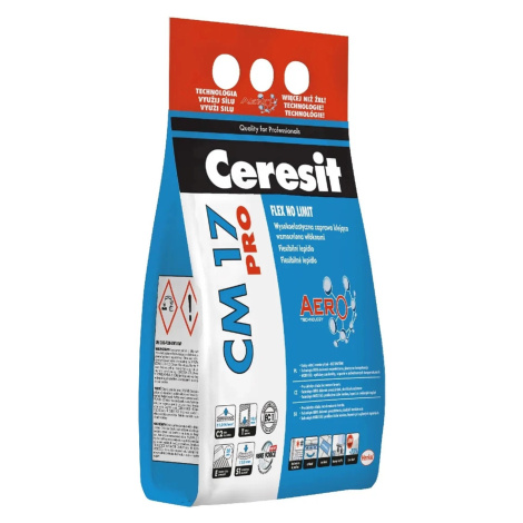 Ceresit Flexibilné cementové lepidlo CM 17 PRO, technológia Aero, 5 kg