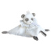 Plyšová panda na maznanie Attrape-Rêves Doudou et Compagnie sivá v darčekovom balení 20 cm od 0 