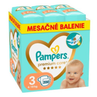 PAMPERS Premium care 3 200 ks