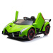 mamido Elektrické autíčko Lamborghini Venny LCD MP4 4x4 zelené