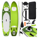 vidaXL Nafukovací Stand up paddleboard zelený 360x81x10 cm