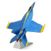 Piatnik Metal Earth F-18 Super Hornet Blue Angel