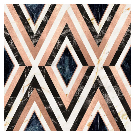 MINDTHEGAP Diamonds In Copper - tapeta