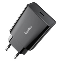 Nabíjačka Baseus Speed Mini Quick Charger, USB-C, PD, 3A, 20W (black) (6953156201699)