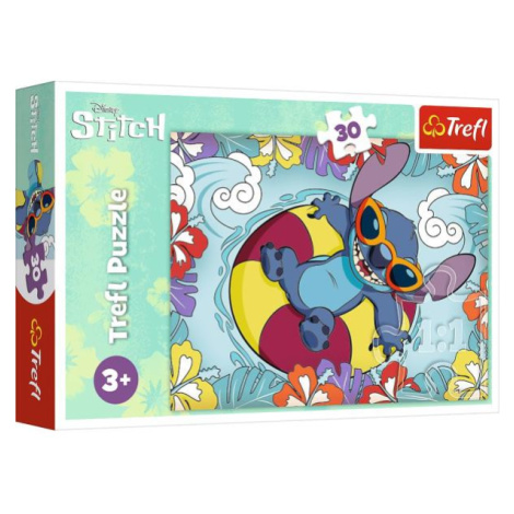 Trefl Puzzle Lilo&Stitch: Na prázdninách 30 dielikov