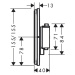 Hansgrohe ShowerSelect Comfort Q, termostat pod omietku pre 2 spotrebiče, biela matná, HAN-15583