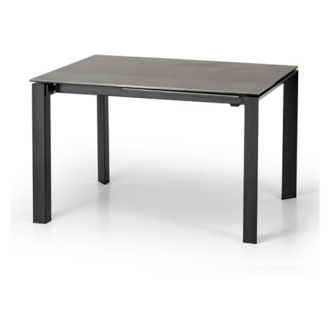 Sconto Jedálenský stôl HURAZUN sivá/čierna Houseland