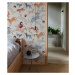 WALLCOLORS Oriental Animals Beige  wallpaper - tapeta POVRCH: Prowall Canvas