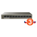 Tenda TEF1110P-8-63W 10xRJ45 Switch(8xPoE 802.3af/at 10/100Mbps + 2x Uplink),58W