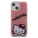 Plastové puzdro Hello Kitty na Apple iPhone 15 HKHCP15SHKDSP IML Daydreaming Logo ružové