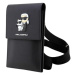 Univerzálne puzdro Karl Lagerfeld na smartfón KLWBSAKCPMK Saffiano Metal Logo NFT Wallet Phone B