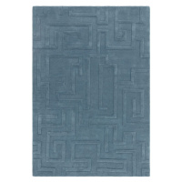Modrý vlnený koberec 120x170 cm Maze – Asiatic Carpets