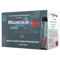 MAGNESIUM CHELATE SHOT Salutem Magnesium Chelate + B6 príchuť višňa, ampulky 10 x 25 ml