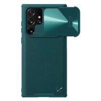 Kryt Nillkin CamShield Leather case for Samsung Galaxy S22 Ultra, Exuberant Green (6902048247574