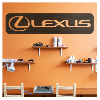 Drevená tabuľka - Logo auta Lexus