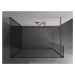 MEXEN/S - Kyoto Sprchová zástena WALK-IN 120 x 85 x 30 cm, transparent, ružové zlato 800-120-085