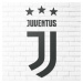 Drevené logo futbalového klubu - Juventus, Antracitovo-šedá